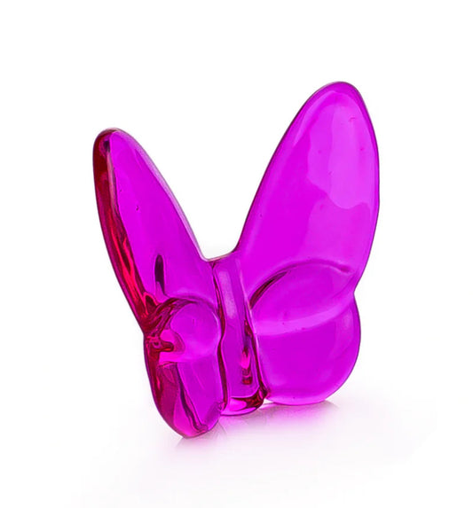 Crystal Butterfly in Fuchia
