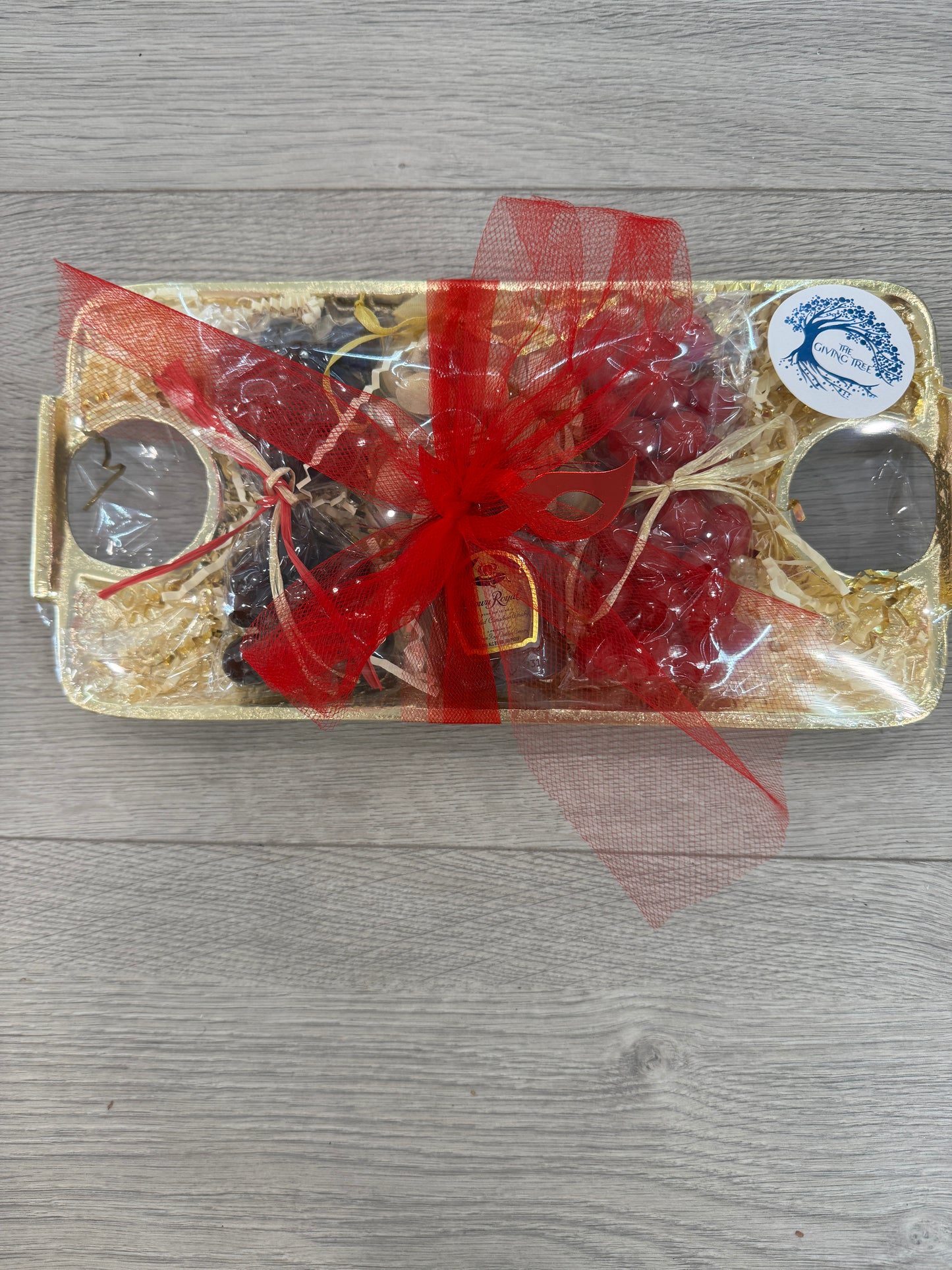 Gold Crocodile Mishloach Manot Tray