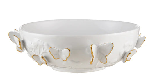 Ceramic Butterfly Serving Bowl