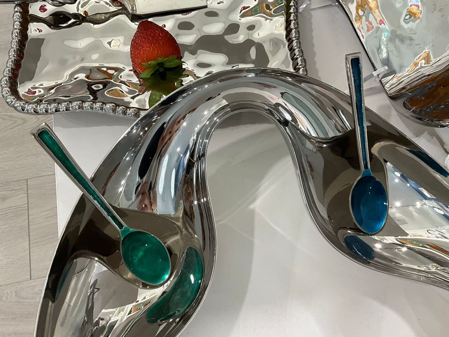 Dip spoon colored enamel -individual