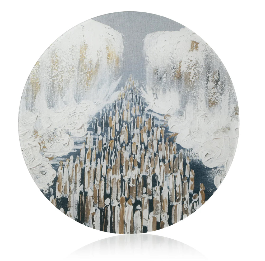 Splitting of Sea Acrylic Chargers set of 4