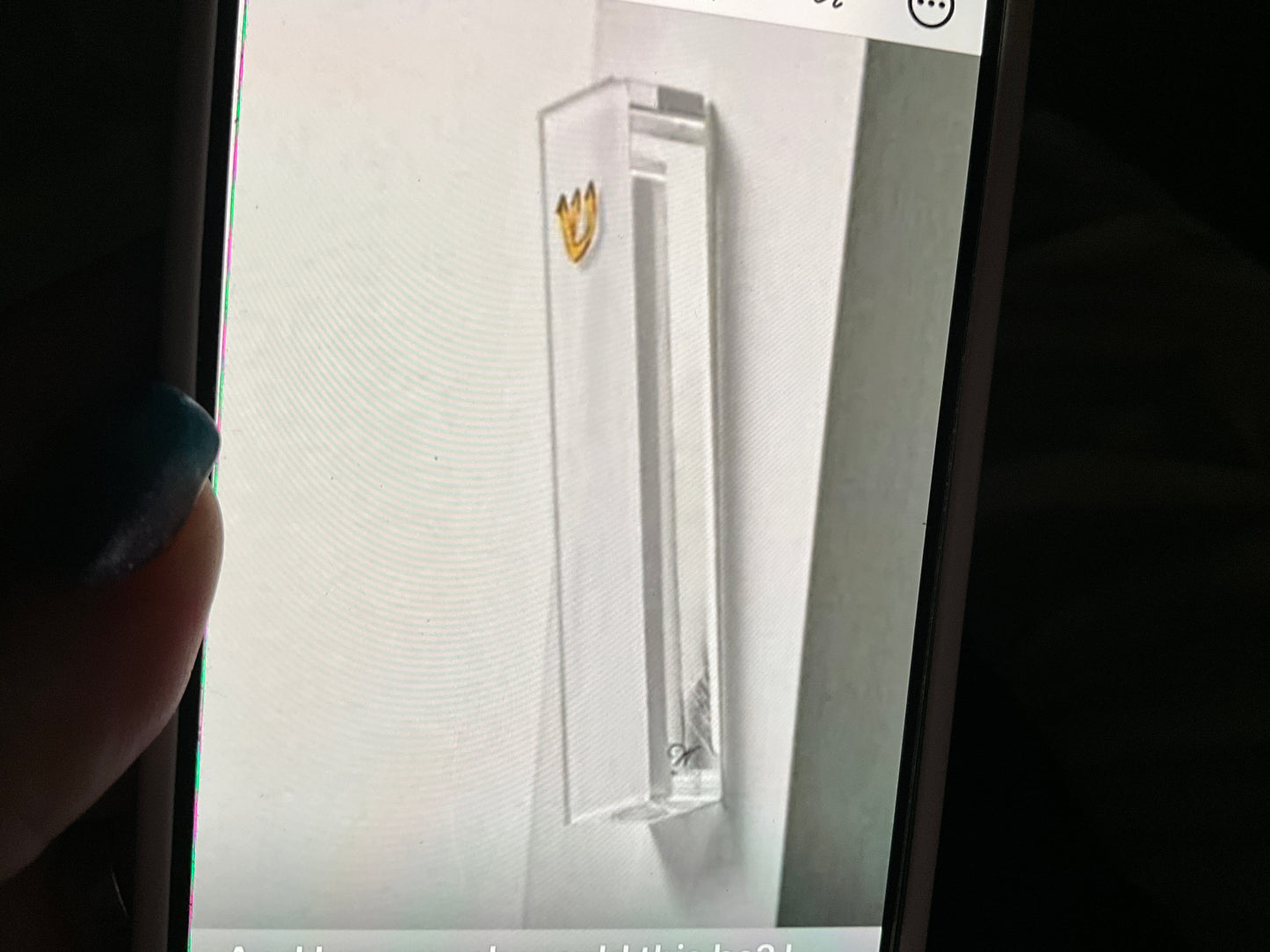 Waterdale Acrylic Mezuza