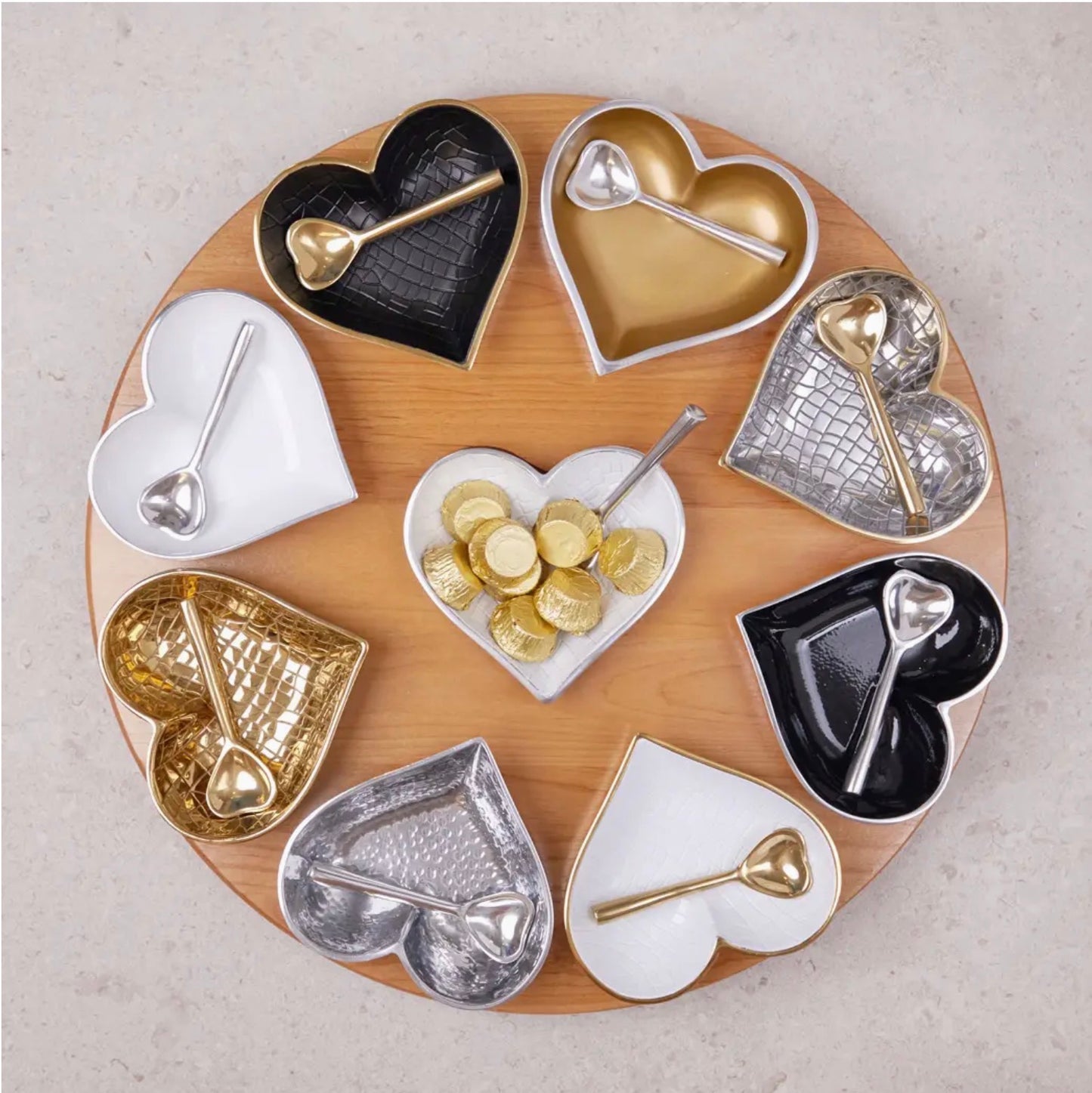 Hammered Heart Dish
