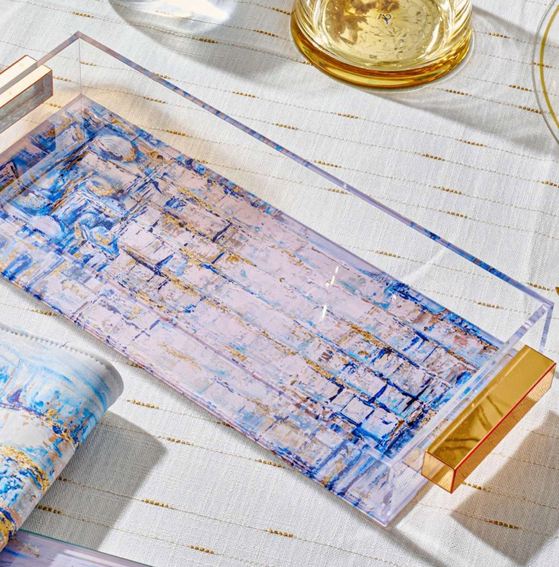 Kosel Painted Bread Tray