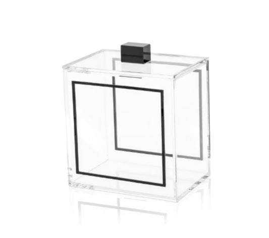 Medium Biscotti Cookie Jar - Black trim