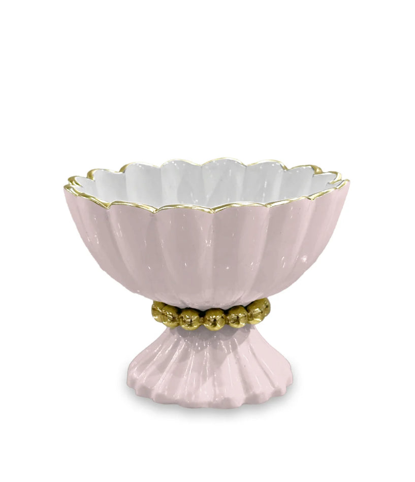 Beatriz Ball Mini Pedestal with Gold Spoon