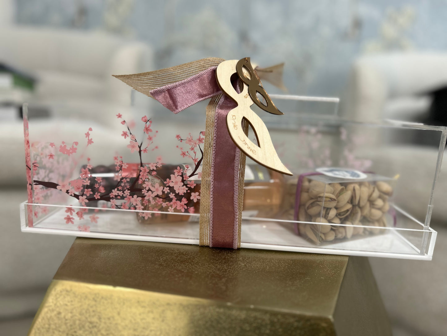 Cherry Blossom Cake Dome Mishloach Manot