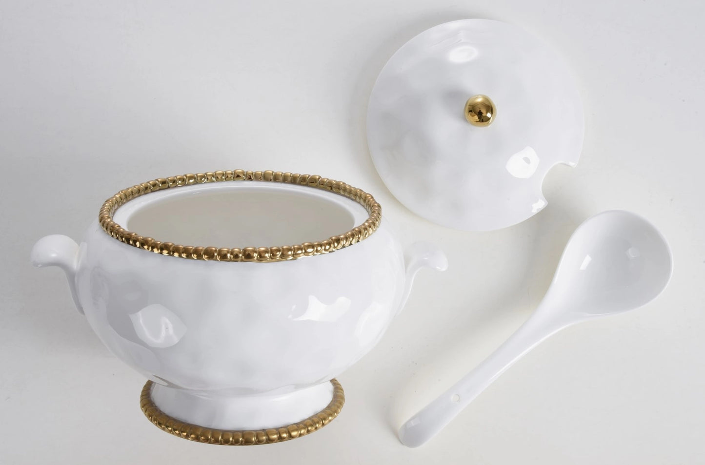 Soup Tureen & Spoon- sale