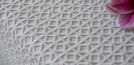 Diamond Lattice Tablecloth - Lined- custom order