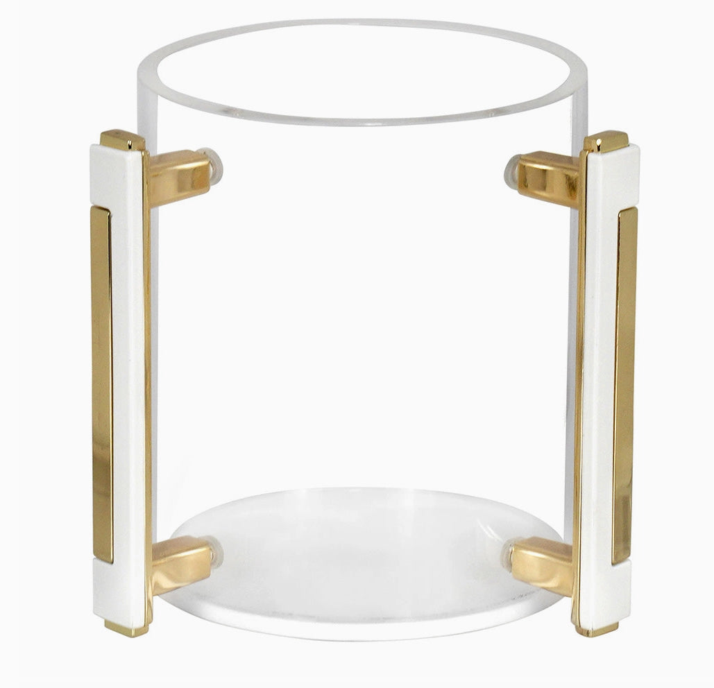 Lucite & Gold Collection Washing Cup