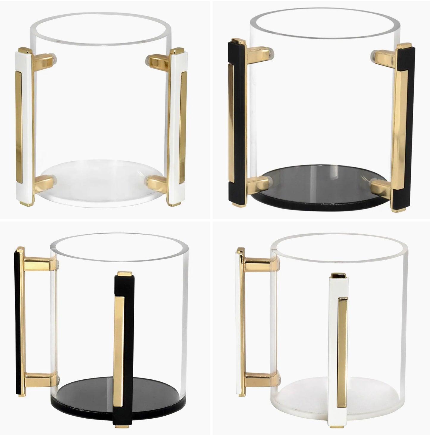 Lucite & Gold Collection Washing Cup
