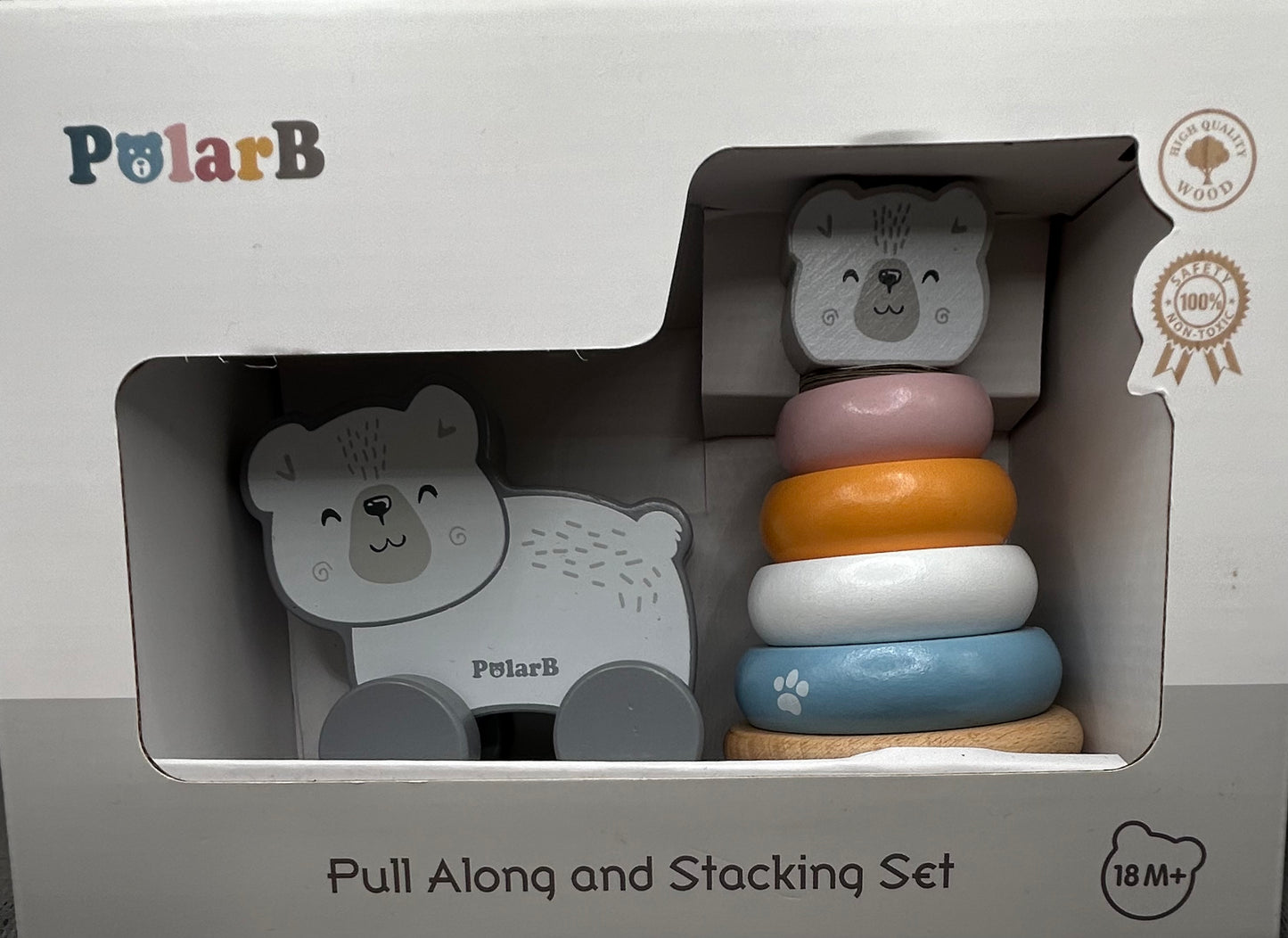 Pull - Along & Stack Set - in painted wood