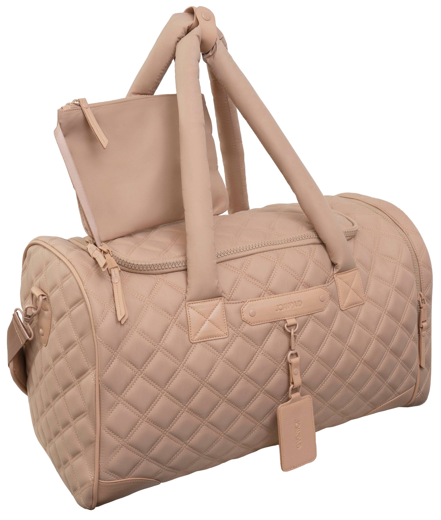 Diamond Quilted Parachute Nylon Duffel