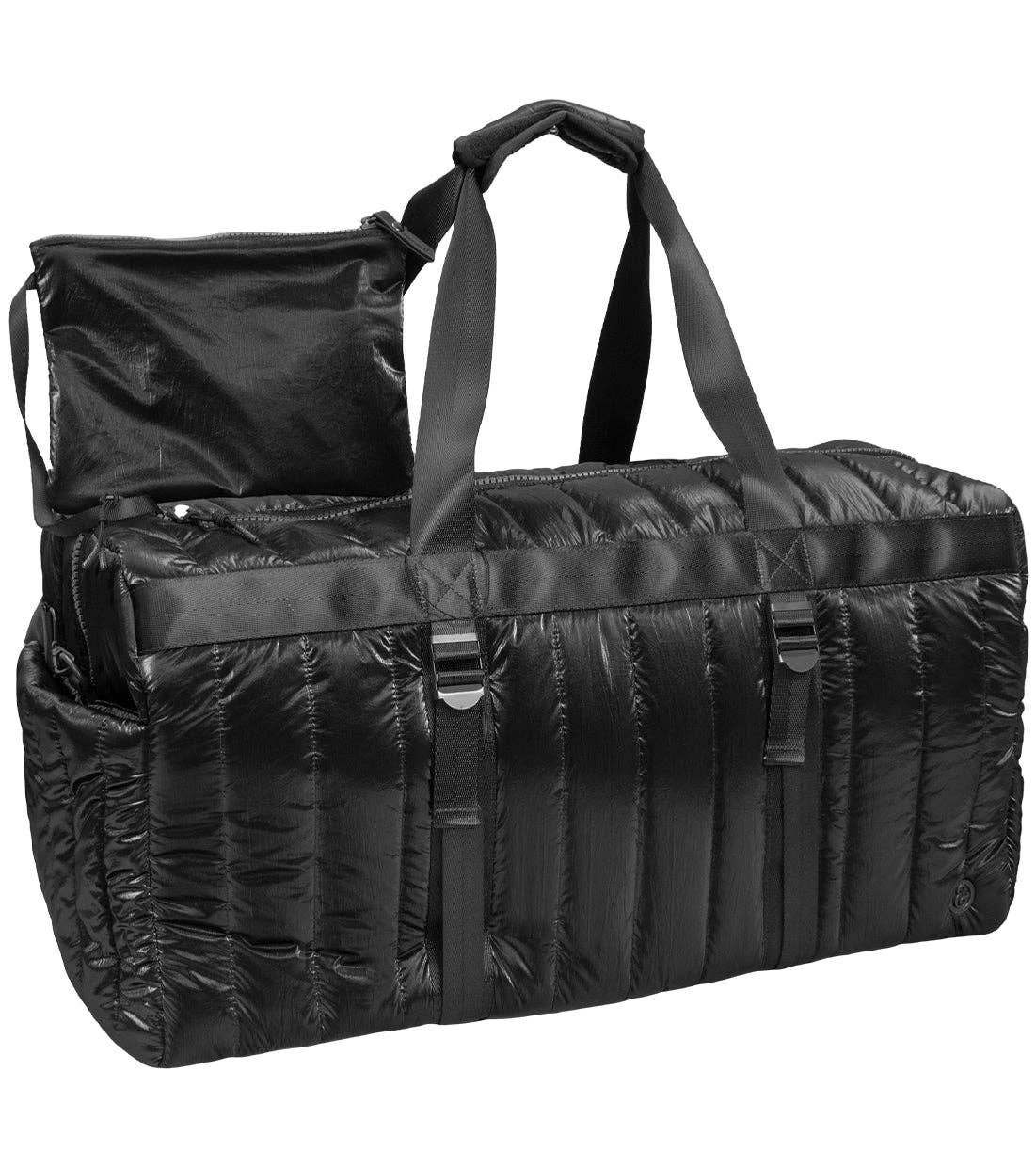 Hunter Metallic Quilted Duffel Bag - 22”
