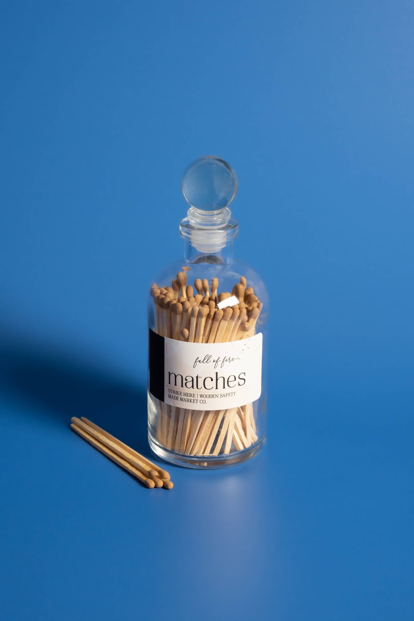 Glass Match Cloche w/ Striker