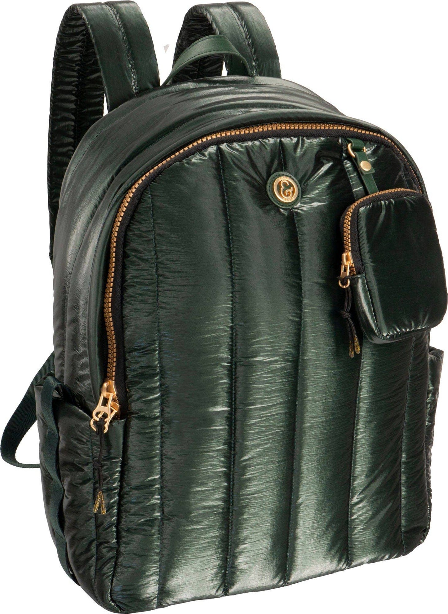 Quilted Metallic Workbook Backpack