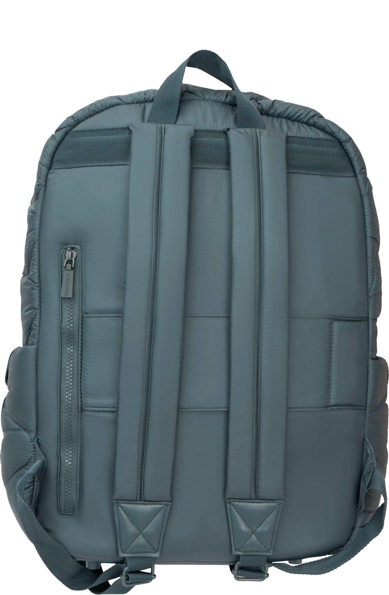 Joan & David Wave Quilted Puffer 18 Inch Workbook Backpack