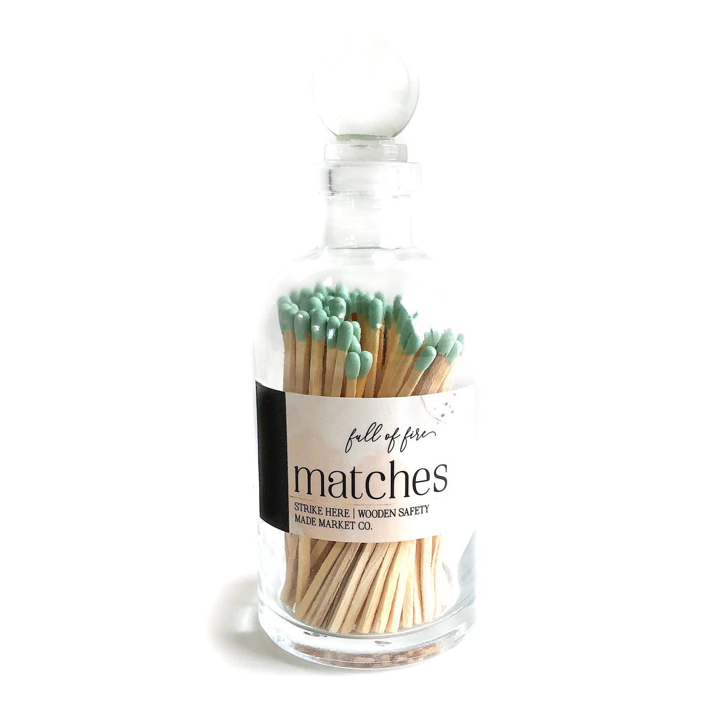 Glass Match Cloche w/ Striker