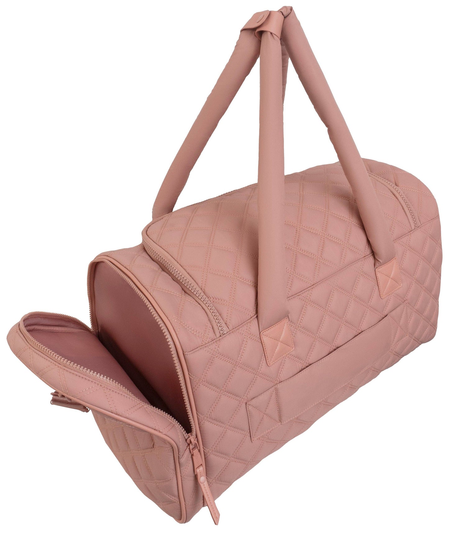 Diamond Quilted Parachute Nylon Duffel