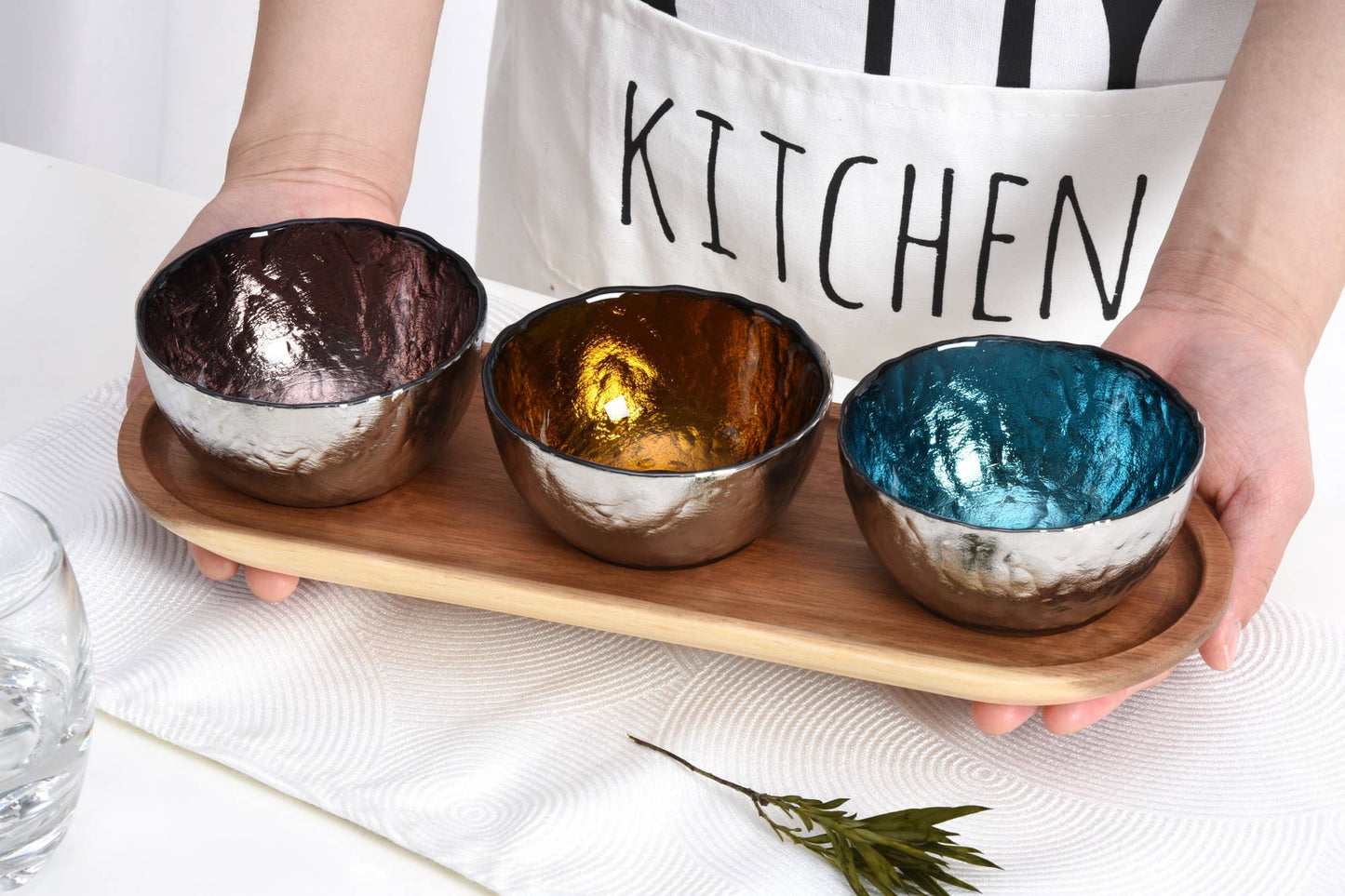 Colored Entertaining Set - 4Pc