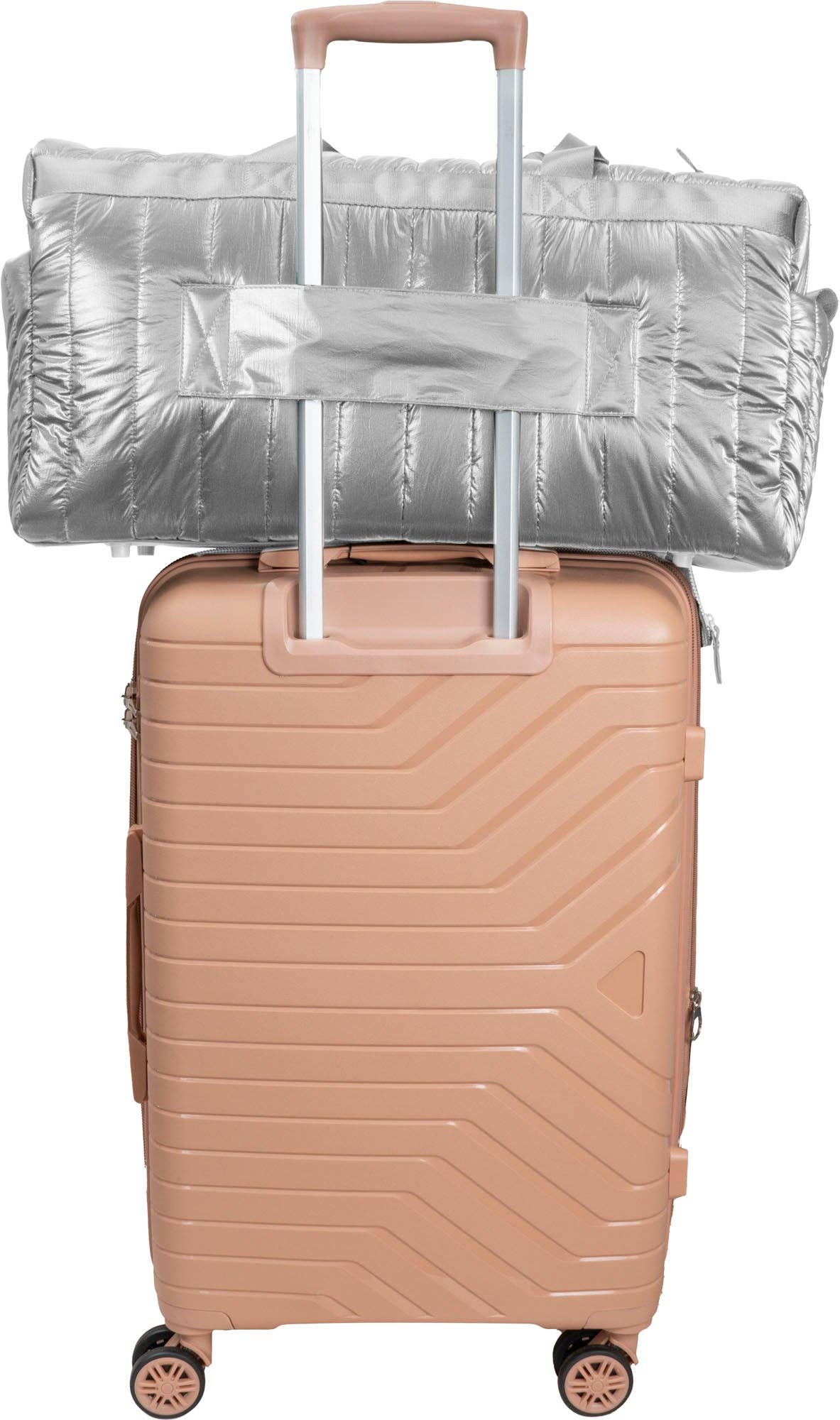 Hunter Metallic Quilted Duffel Bag - 22”