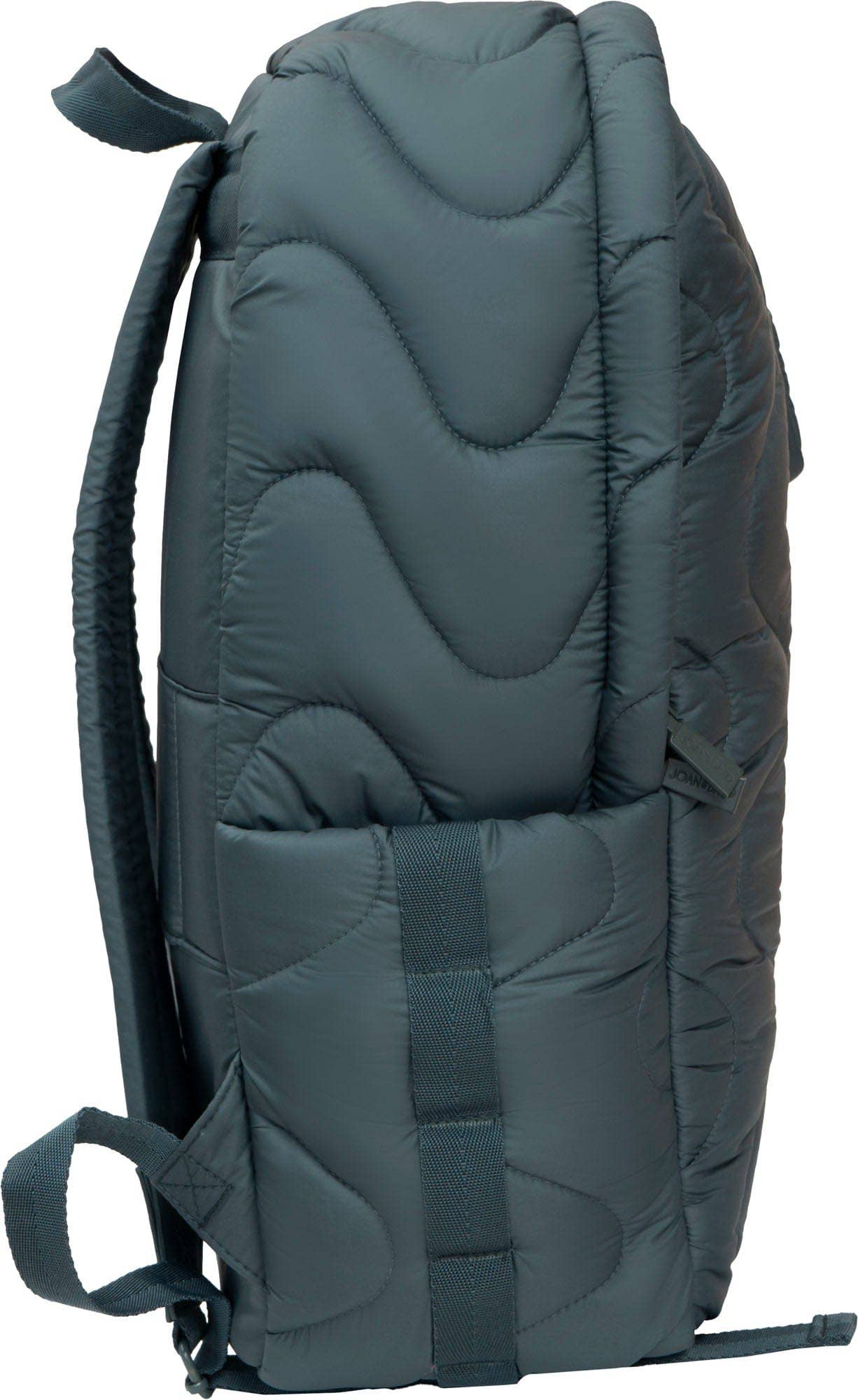 Joan & David Wave Quilted Puffer 18 Inch Workbook Backpack