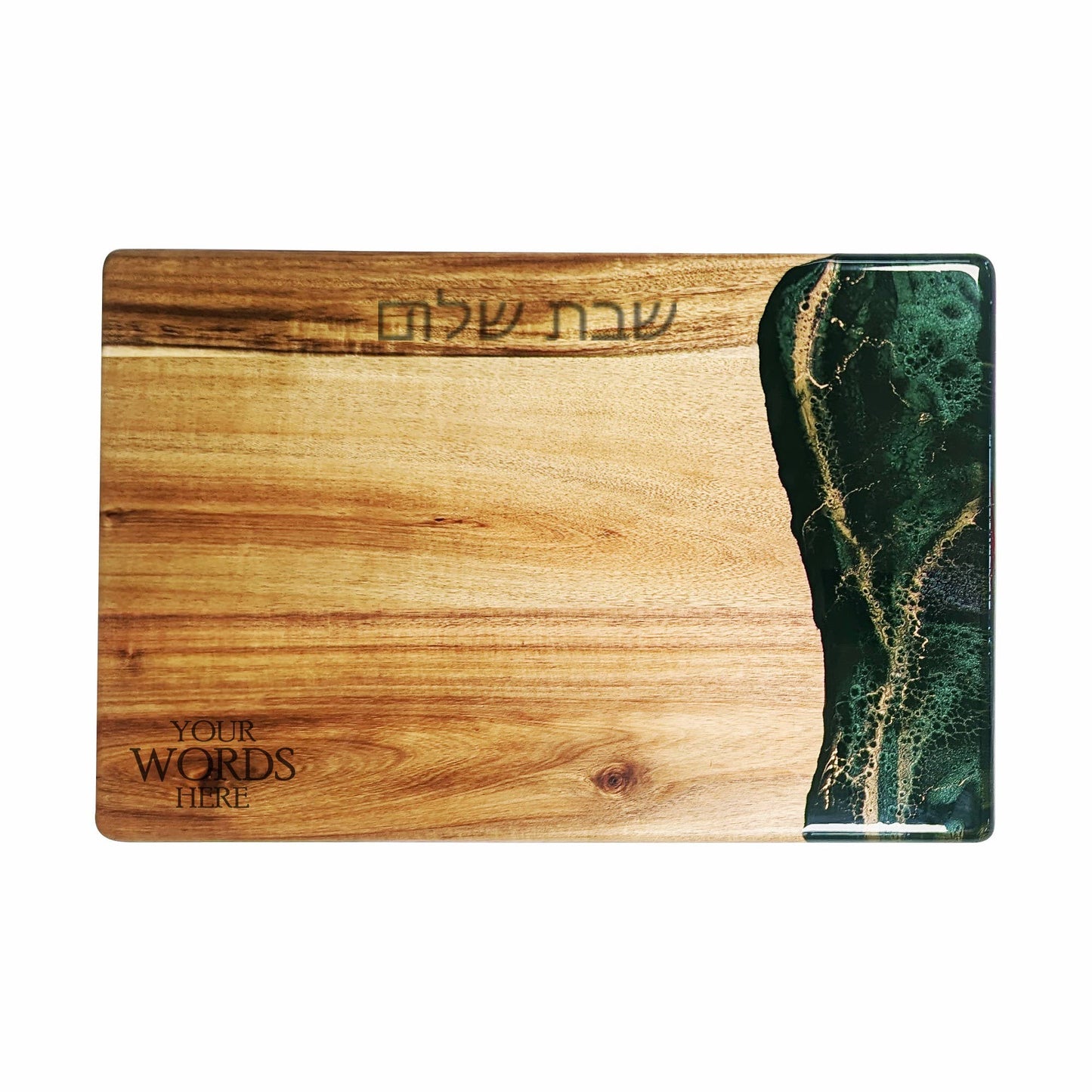 Acacia Epoxy Challah Board