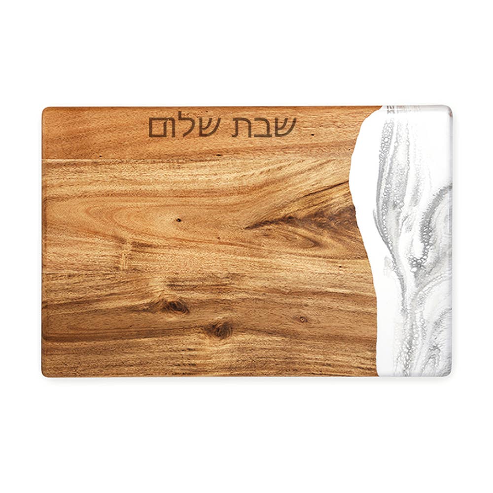 Acacia Epoxy Challah Board