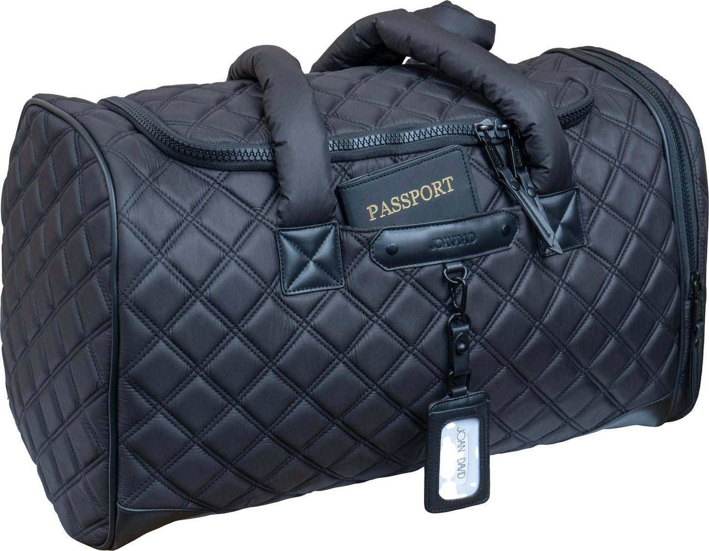 Diamond Quilted Parachute Nylon Duffel