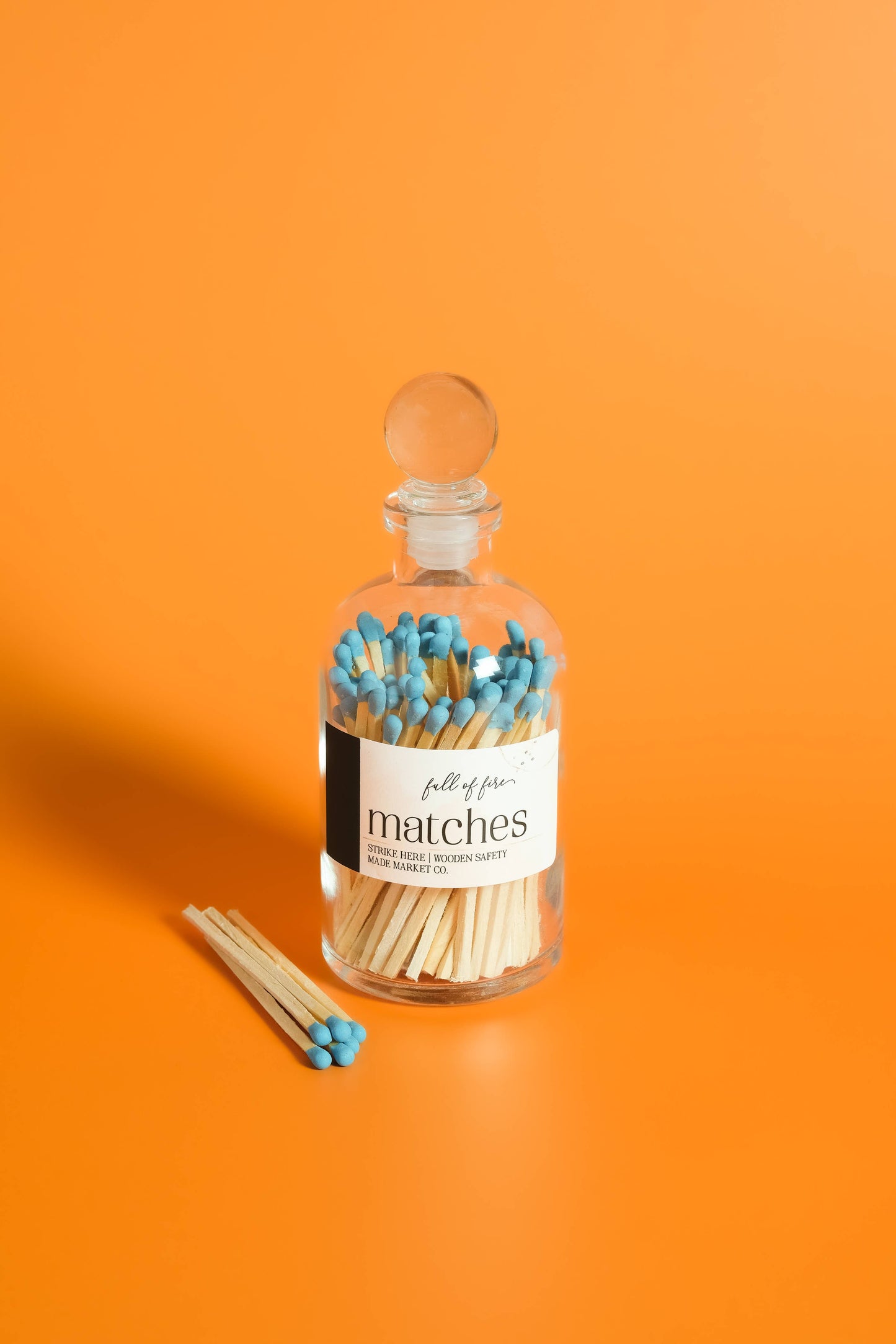 Glass Match Cloche w/ Striker