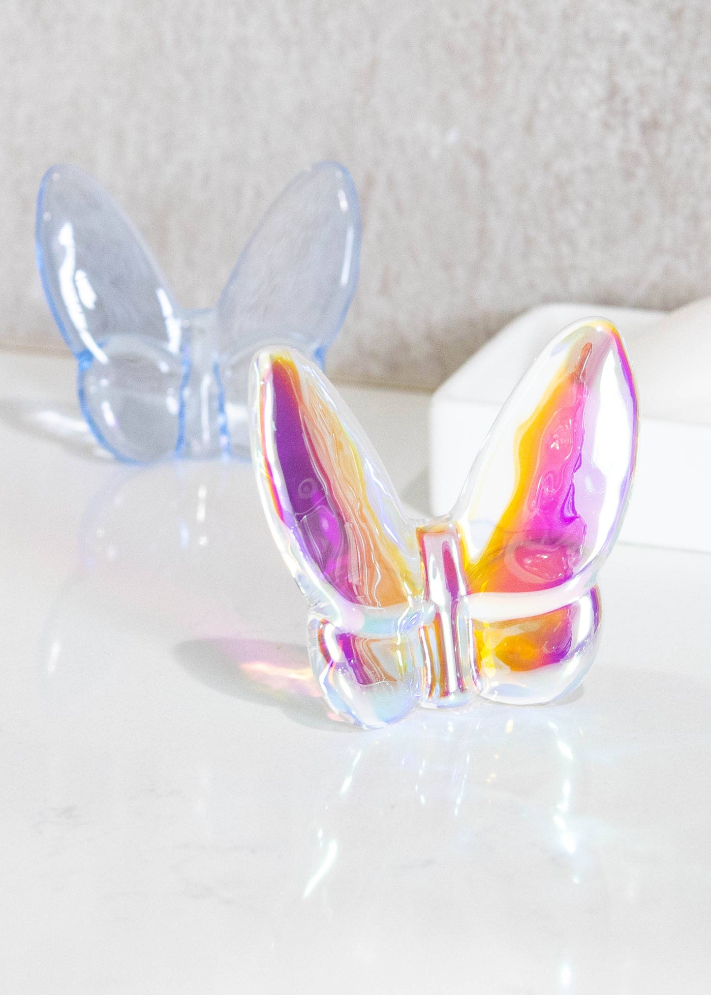 Le Mariposa Exclusive Crystal Butterfly Home Decor in Iridescent