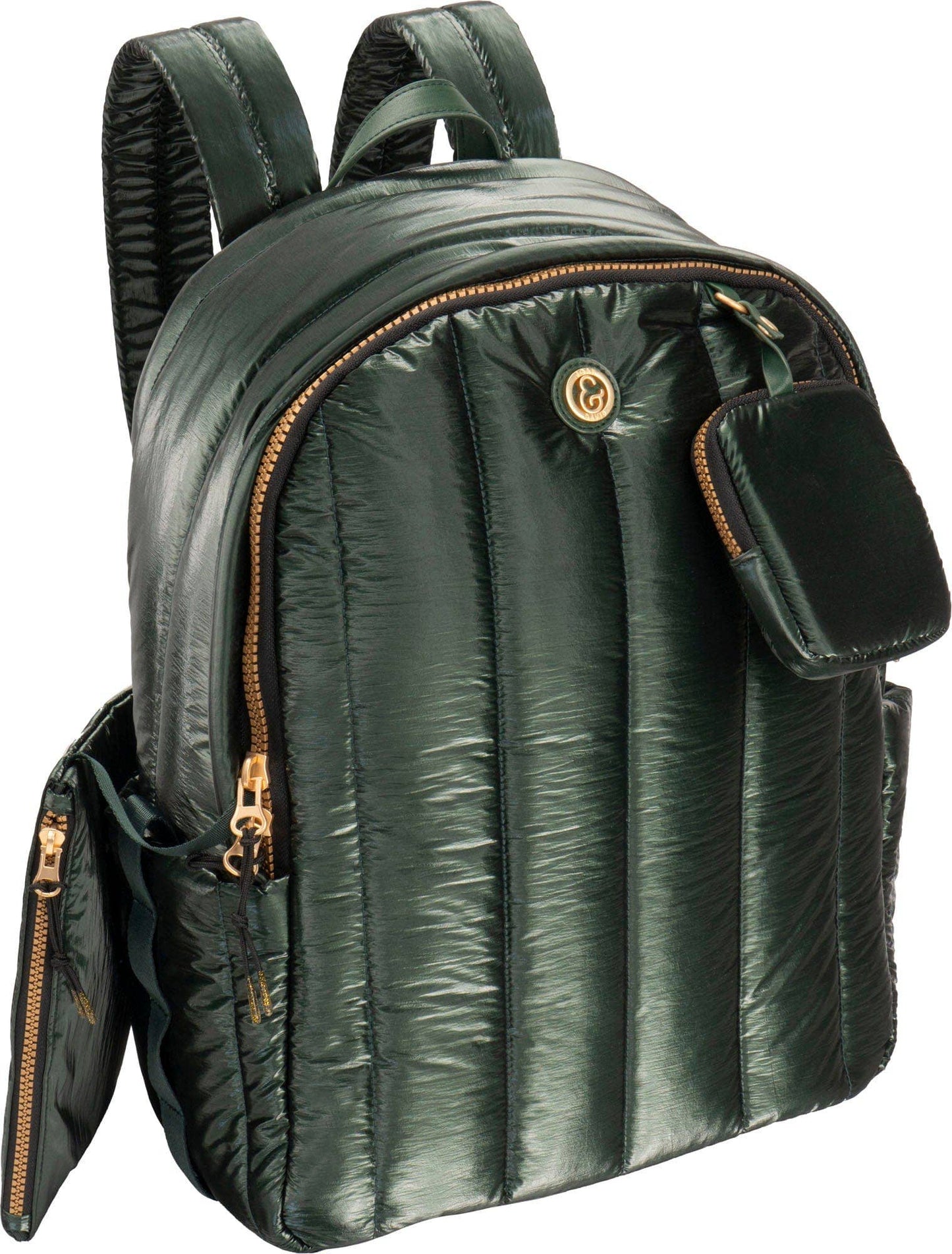 Quilted Metallic Workbook Backpack