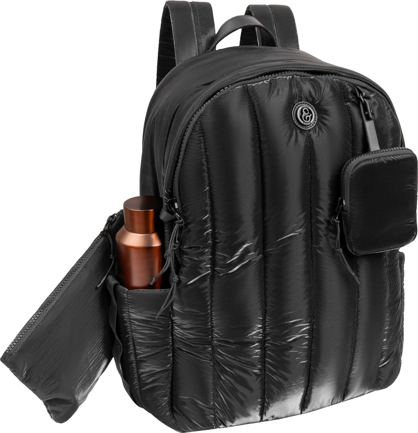 Quilted Metallic Workbook Backpack