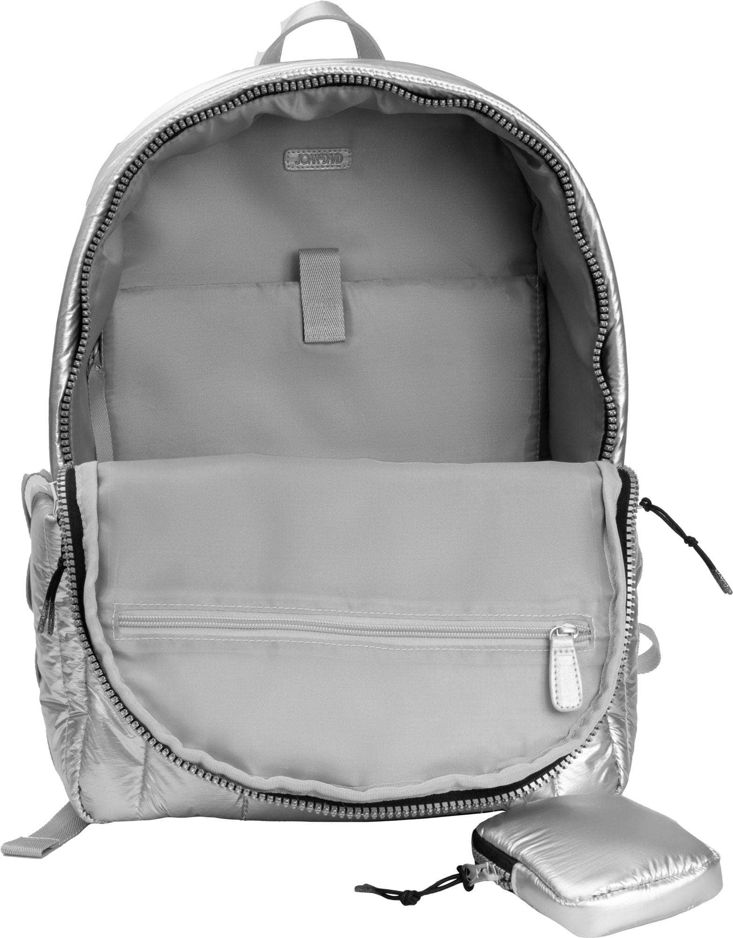Quilted Metallic Workbook Backpack