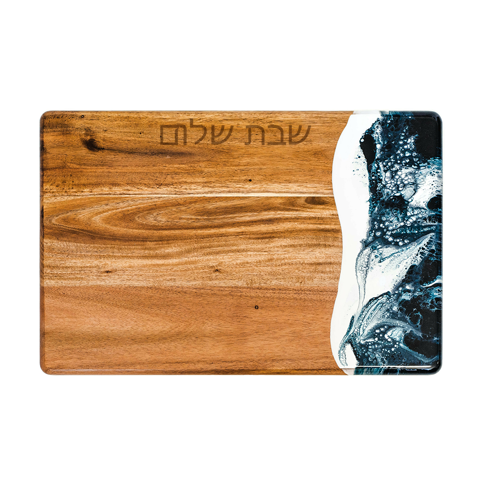 Acacia Epoxy Challah Board