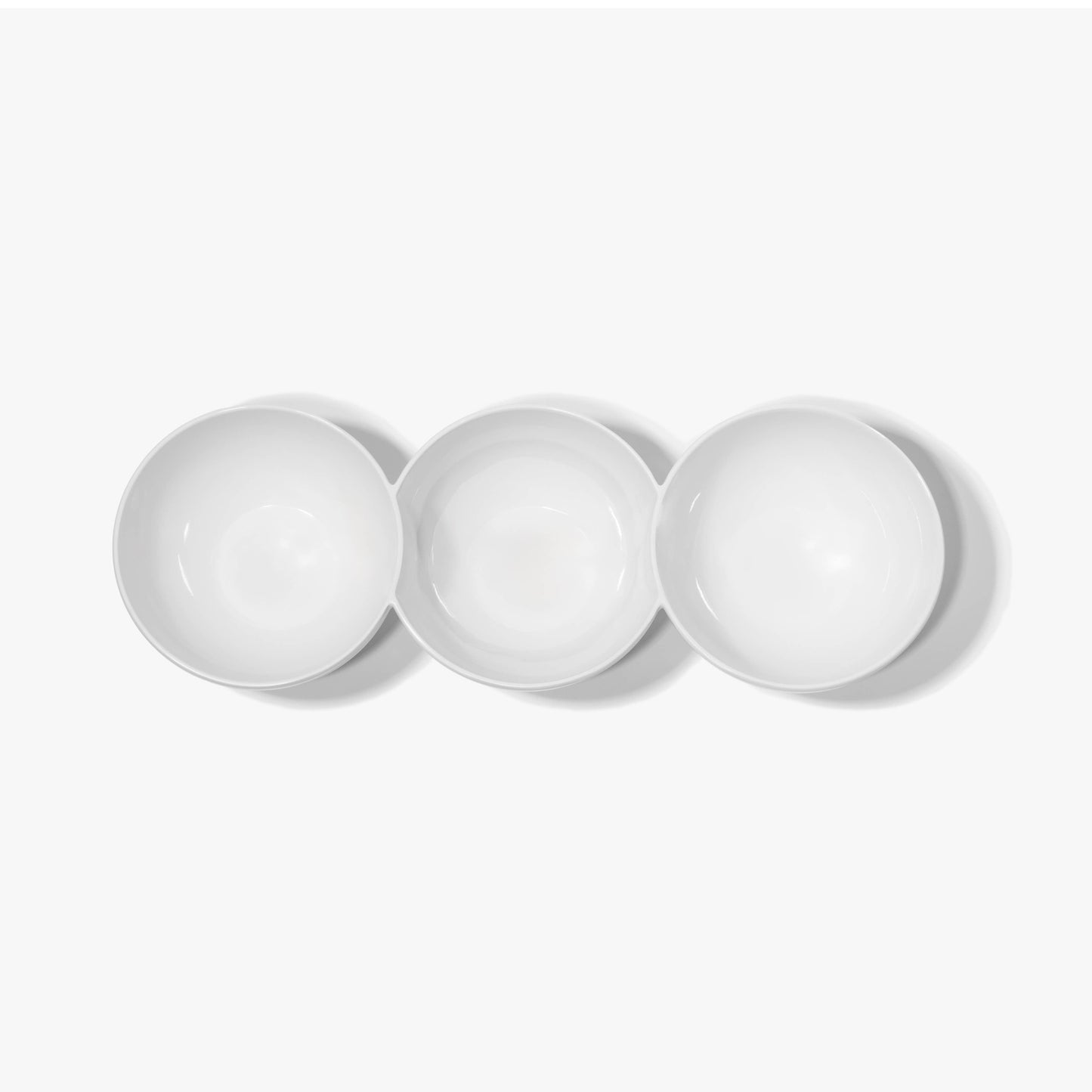 Diamond 14" Triple Round Snack Bowls