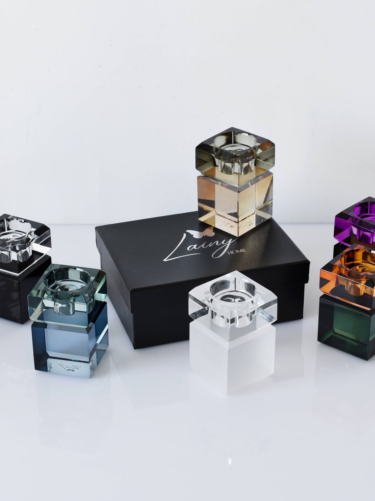 Crystal Cube Tea lights