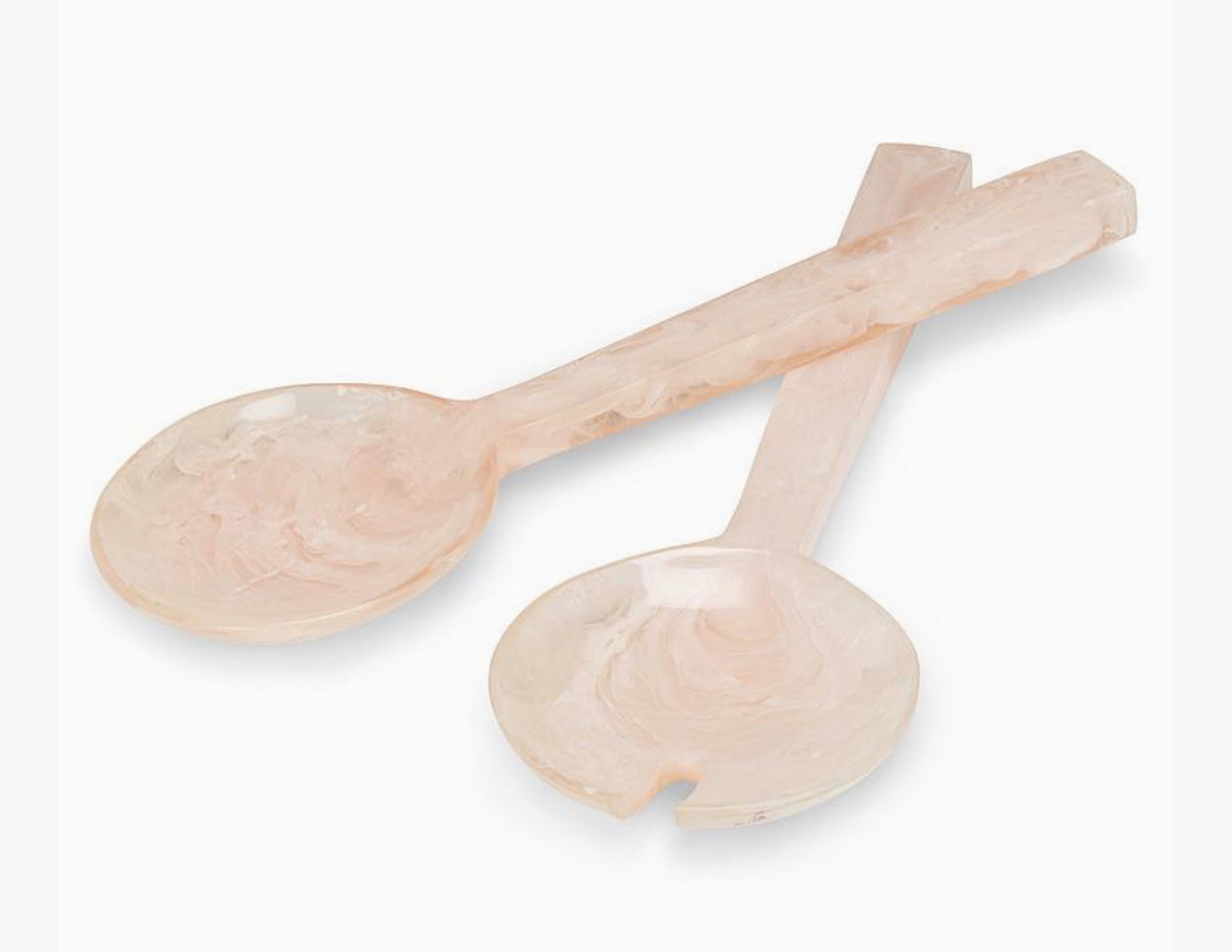 Resin Block Salad Servers