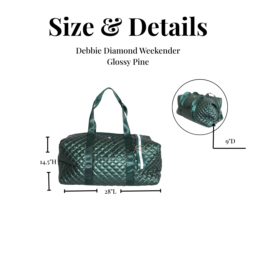 Diamond Weekender Bag Pine