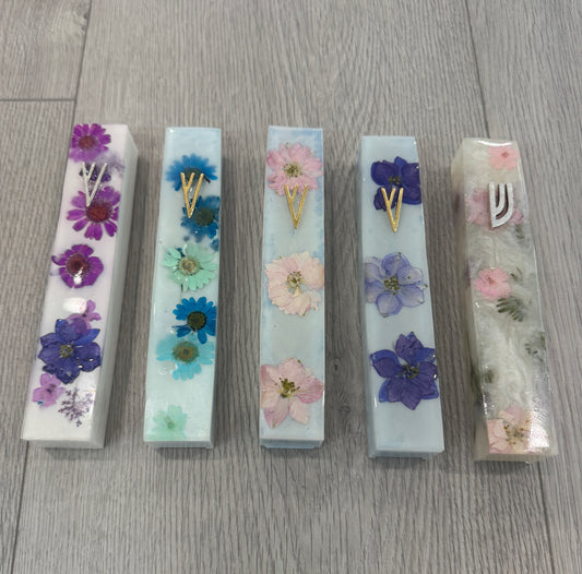 Floral 6” Mezuza