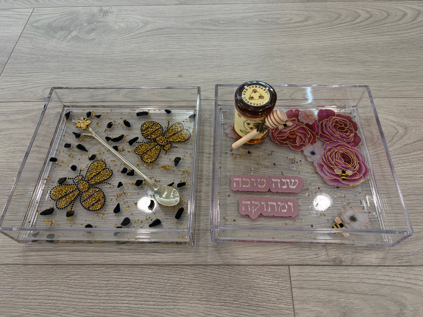No More Sticky Honey Tray