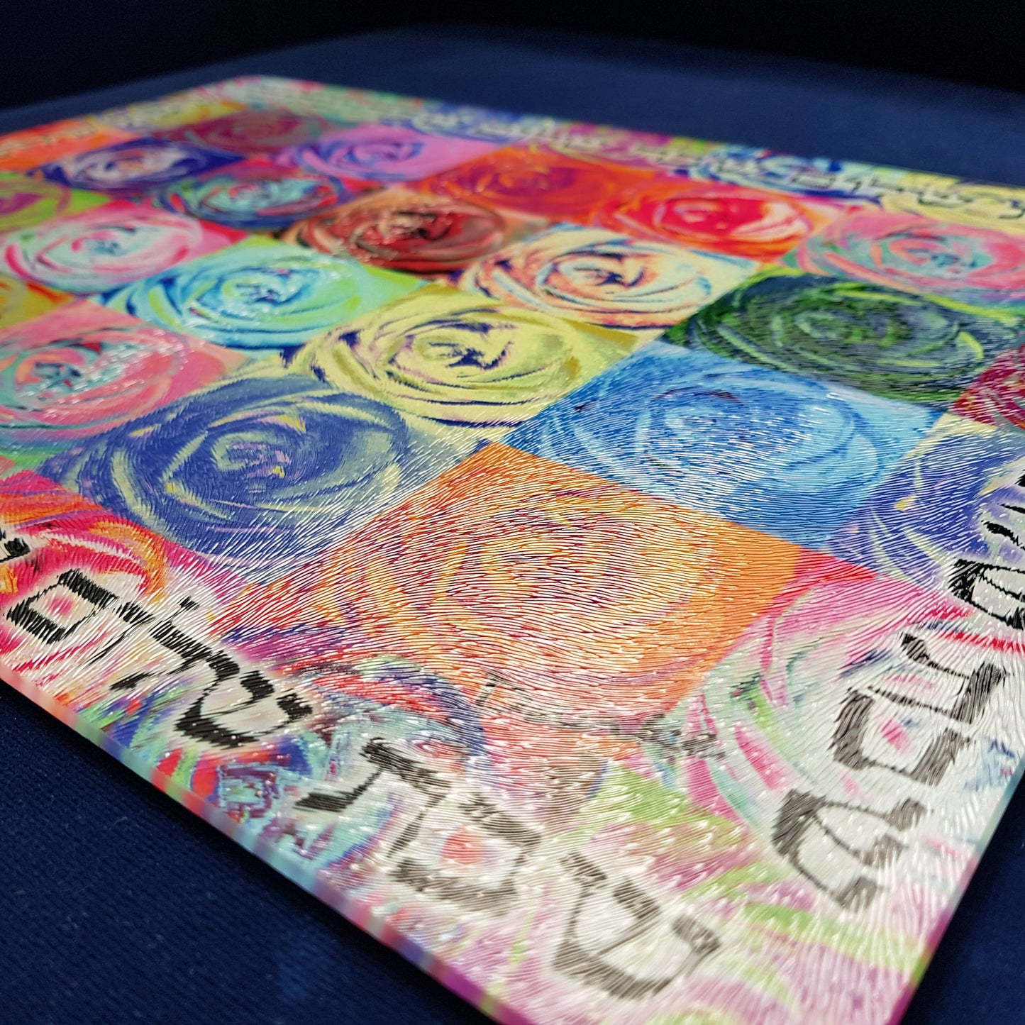 Flowers Challah Board – Modern Judaica