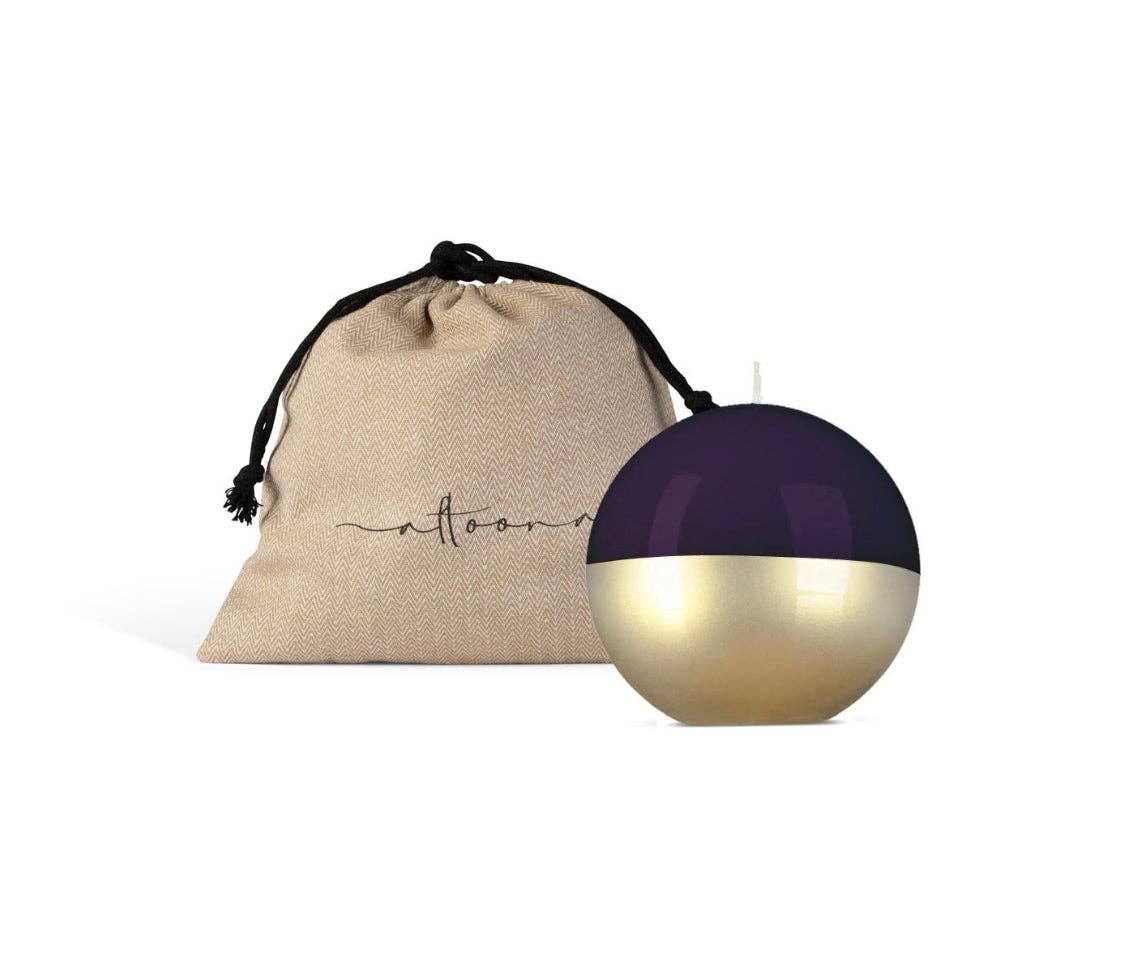 4 inch High Gloss “Metallic” Candle Sphere