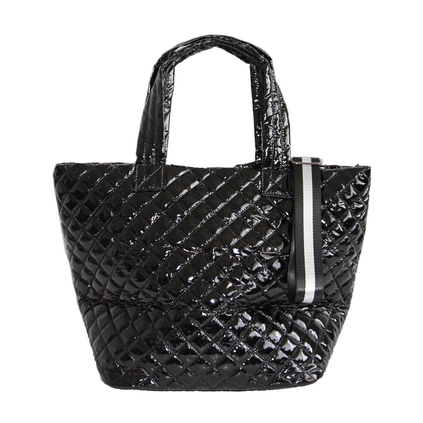 Diamond Tote Glossy Black