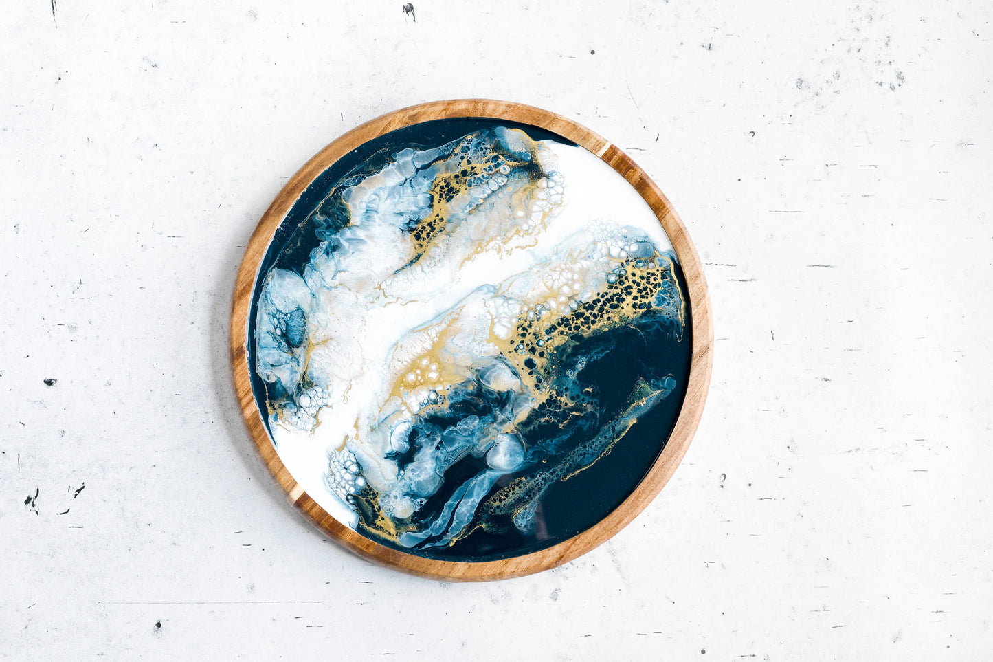 Acacia Resin Lazy Susan 16" - sale