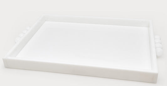 White Acrylic Bubble Tray