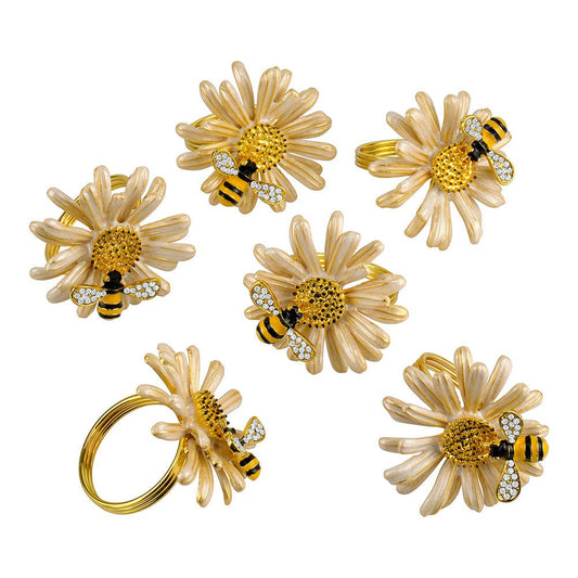 Bee Metal Napkin Rings