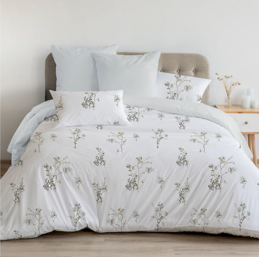 Tranquil Twigs Light Blue Linen