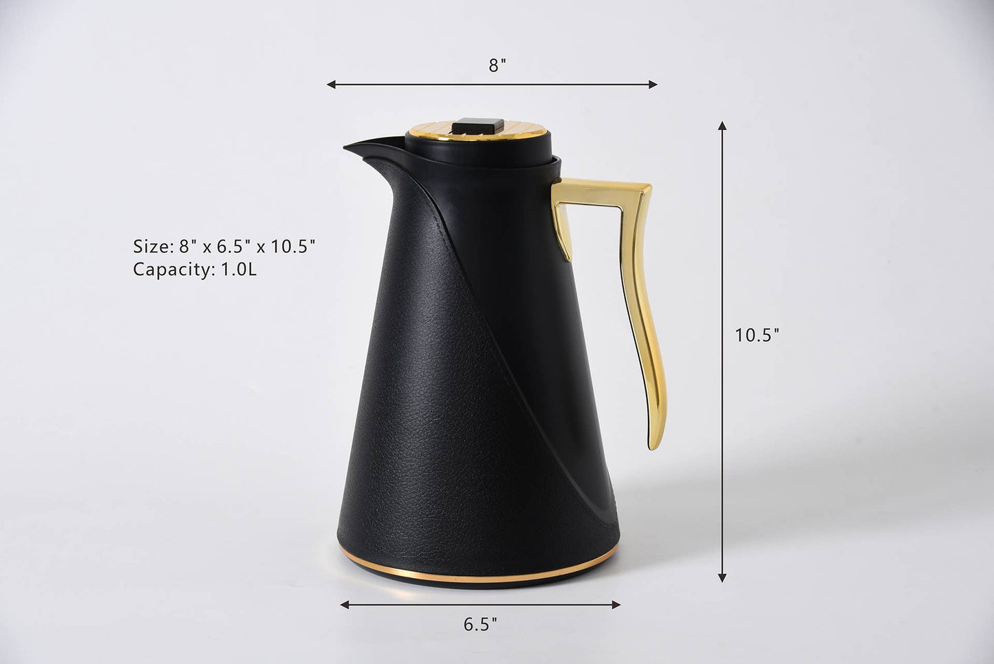Textured Thermal Carafe- Black