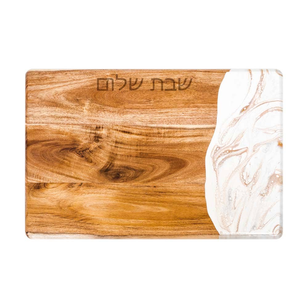 Acacia Epoxy Challah Board